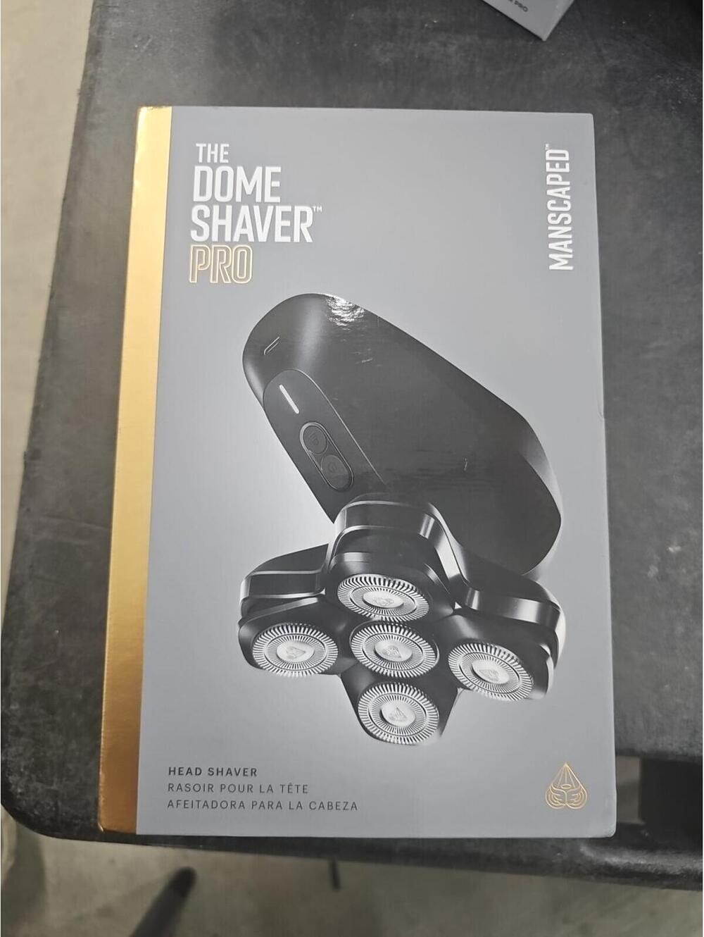 MANSCAPED® The Dome Shaver™ PRO Head Shaver for Bald Men – Five Rotary Blades